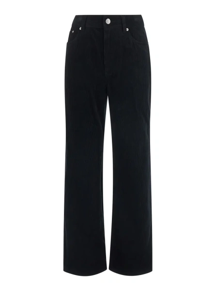 Blugi Black Corduroy Jeans