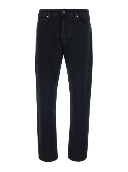 Blugi black Slim jeans with logo patch on the back in denim for men