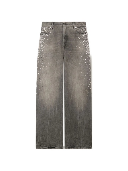 Blugi boyfriend Golden Goose gri