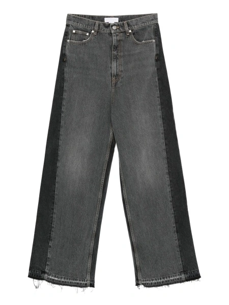Blugi boyfriend Stella McCartney negri din bumbac