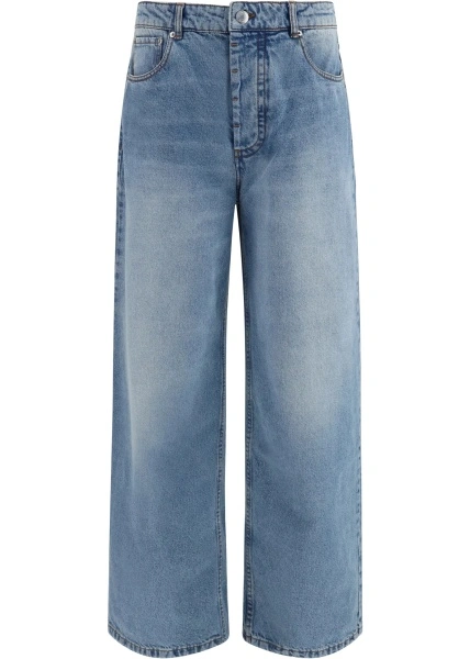 Blugi Cotton wide-leg Jeans