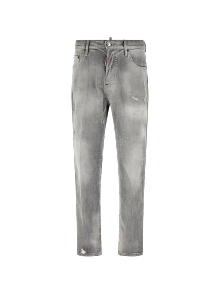 Blugi drepti DSQUARED2 gri