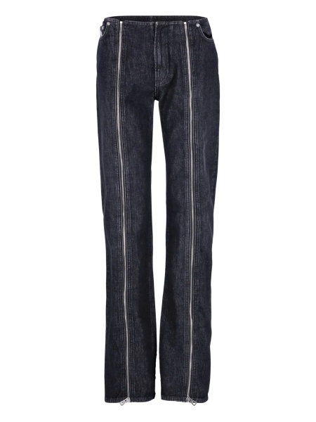 Blugi drepti Jean Paul Gaultier negri