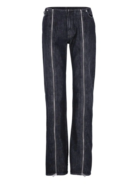 Blugi drepti Jean Paul Gaultier negri