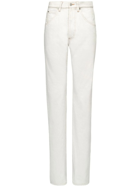 Blugi drepti Maison Margiela albi