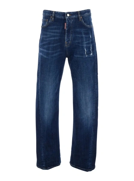Blugi DSQUARED2 albastri din denim