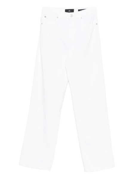 Blugi evazati 7 For All Mankind albi