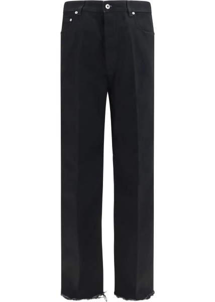 Blugi Frayed hem cotton Jeans