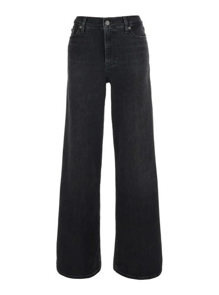 Blugi 'Le Slim Palazzo' Black jeans with Wide Leg in Denim for Women
