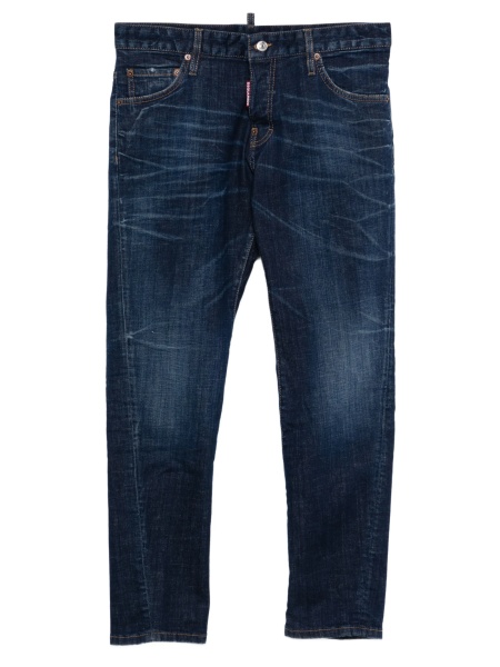 Blugi slim fit DSQUARED2 albastri