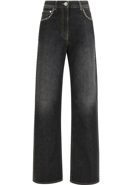 Blugi Straight Jeans with studs