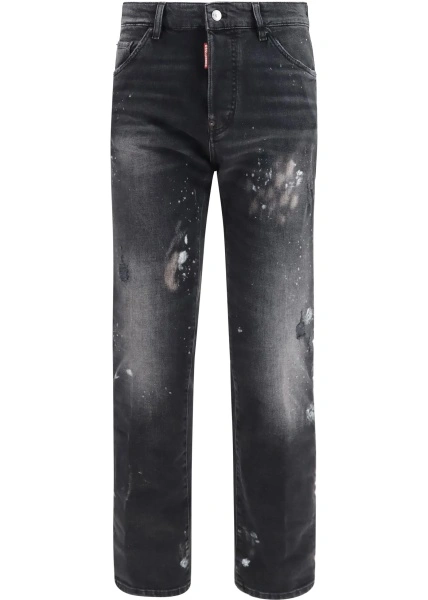 Blugi Teddy dark wash stretch denim Jeans