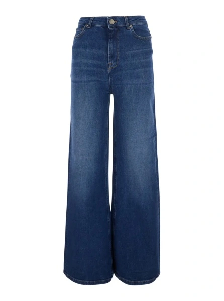 Blugi TWINSET albastri din denim