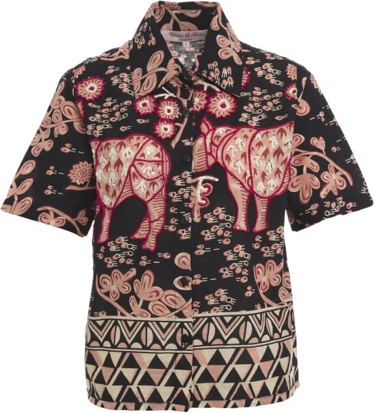 Bluza Blouse with print 'Amanda'