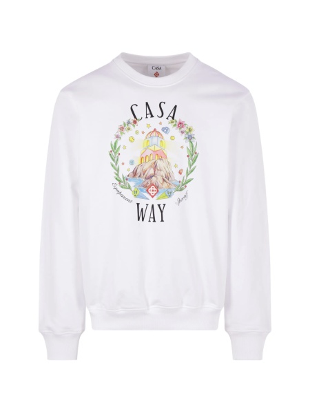 Bluza de trening Casablanca alba