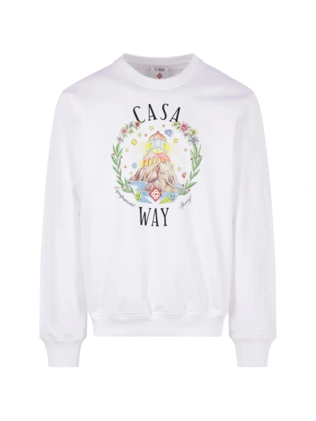 Bluza de trening Casablanca alba