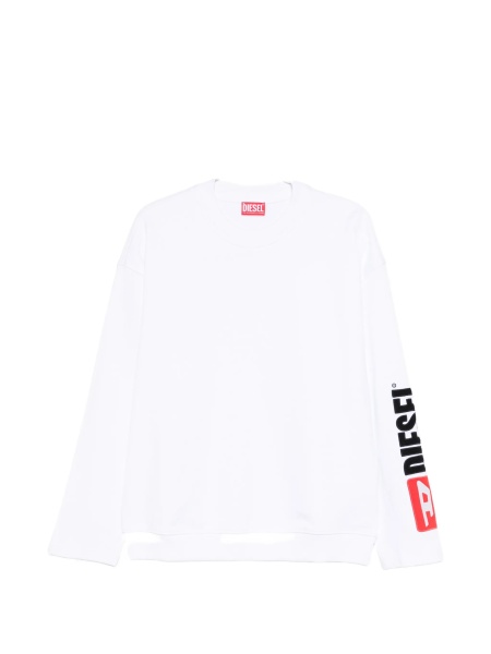 Bluza de trening Diesel alba