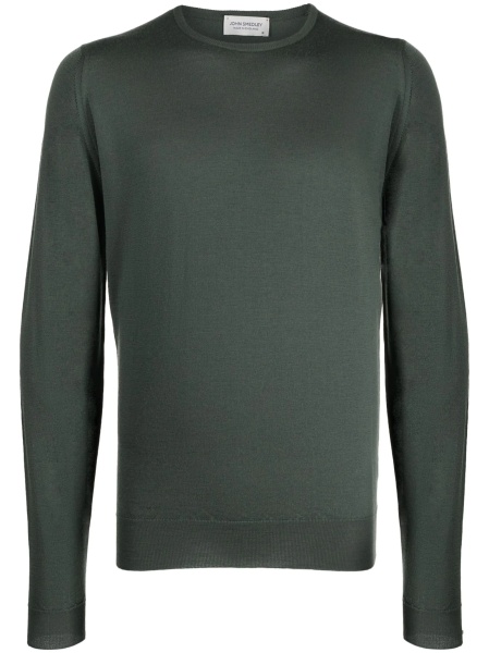Bluza de trening John Smedley verde