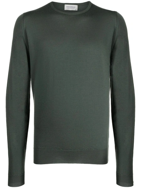 Bluza de trening John Smedley verde