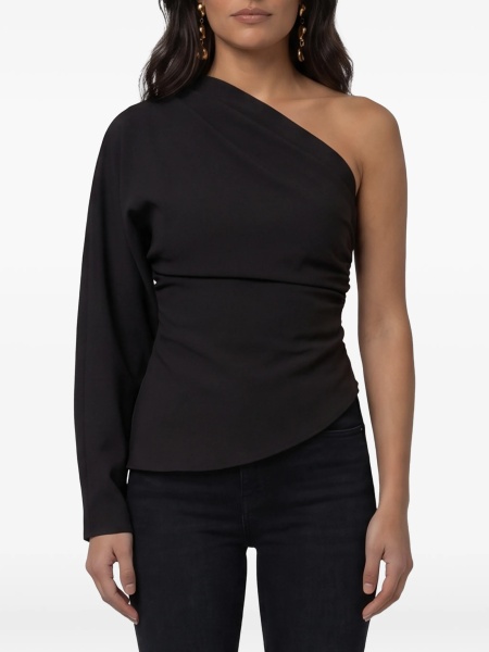Bluza FEDERICA TOSI neagra din polyester si elastan