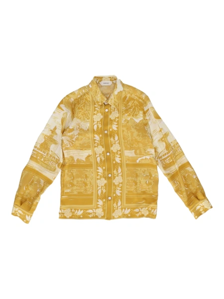 Bluza FORMAL SHIRT TWILL SETA THE GROTTO GOLD KIDS