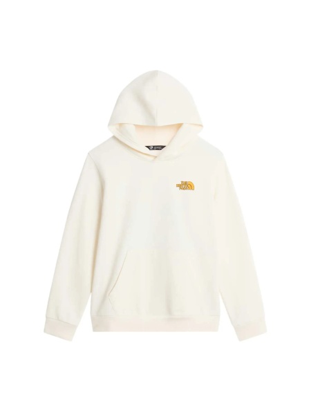Bluze TEEN B OUTDOOR REGULAR HOODIE - GRAPHIC WHITE DUNE