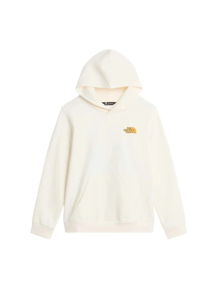 Bluze TEEN B OUTDOOR REGULAR HOODIE - GRAPHIC WHITE DUNE