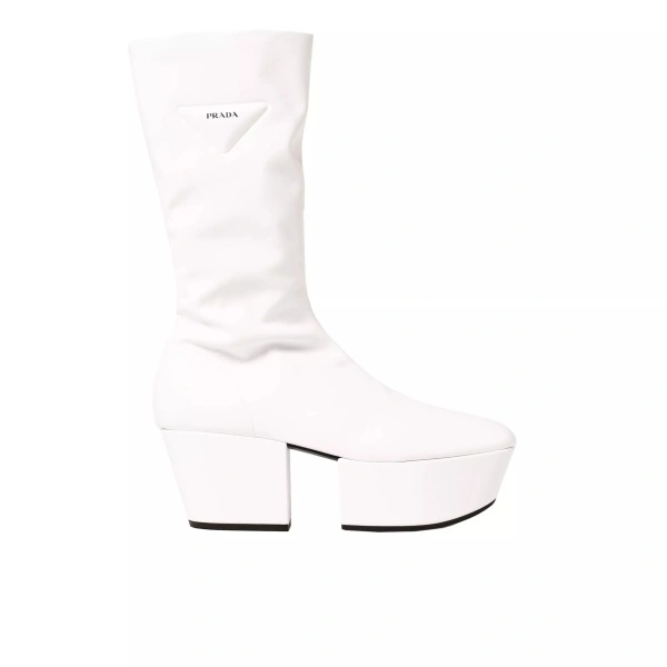 Bocanci Prada Platform Pull On Boots