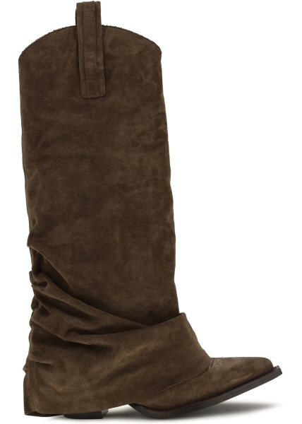 Bocanci Suede Cowboy Boots