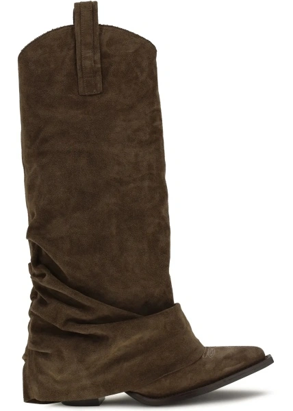 Bocanci Suede Cowboy Boots