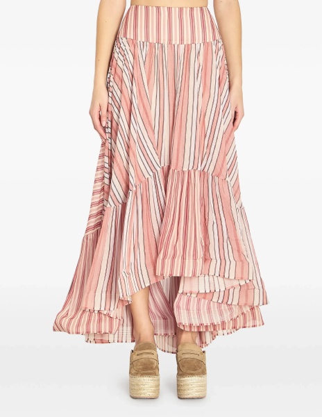 Bohémien Rebellion Midi Skirt