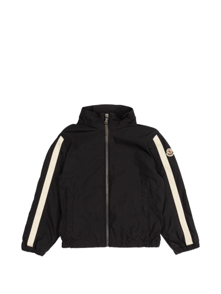 Bomber jacket Moncler neagra din polyester