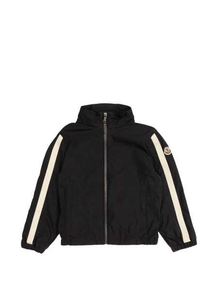Bomber jacket Moncler neagra din polyester
