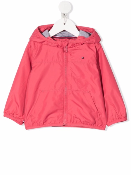 Bomber jacket Tommy Hilfiger roz din polyester