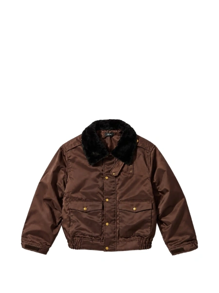 Bomber jacket Willy Chavarria maro din nylon