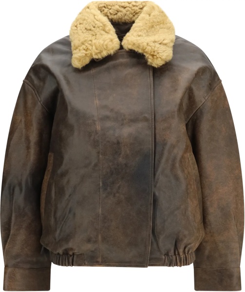Bomber Leather Bomber Jacket