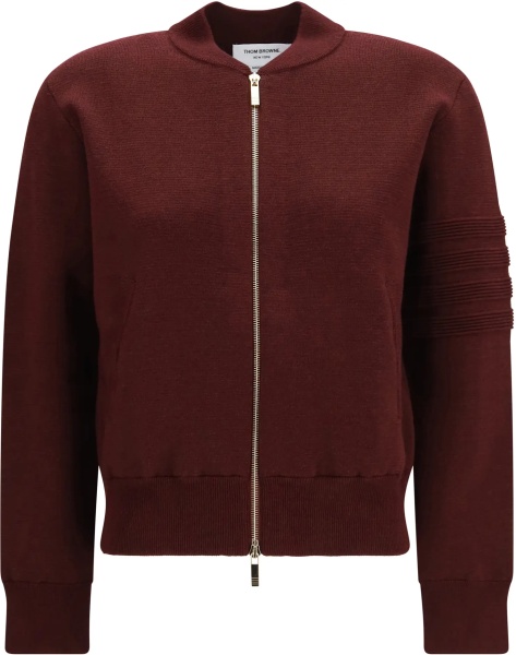Bomber Ottoman Milano Stitch 4-Bar Bomber Jacket
