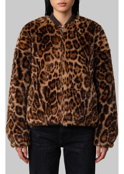 Bomber Reversible Animal Print Bomber