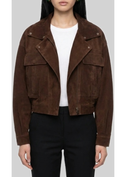 Bomber Vintage Suede Jacket