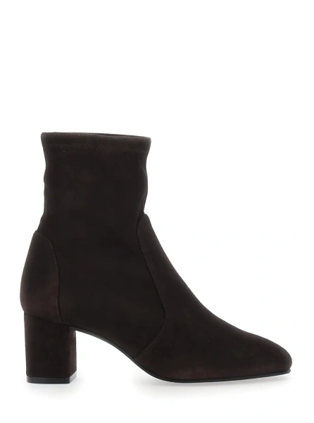 Botine YULIA STRETCH BOOTIE 60 Suede Brown Women's Booties