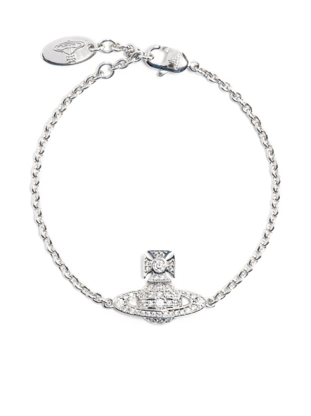 Bratara Vivienne Westwood argintie din alama