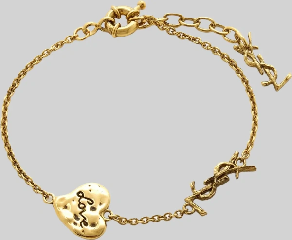 Bratari Cassandre Heart Bracelet In Brass