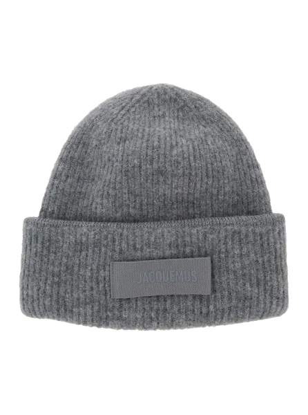 Caciula LE BONNET GROS GRAIN is a hat characterized by a processing in alpaca and merino wool in gray unisex