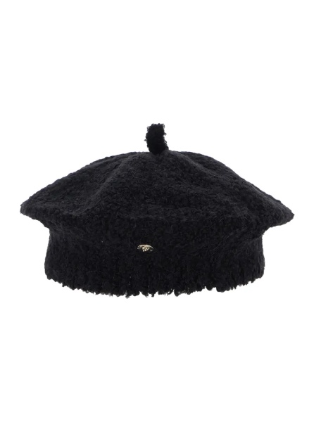 Caciula Tilda Hat with wool and alpaca in black for women