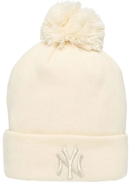 Caciula Wmns Metallic Bobble Beanie New York Yankees Hat