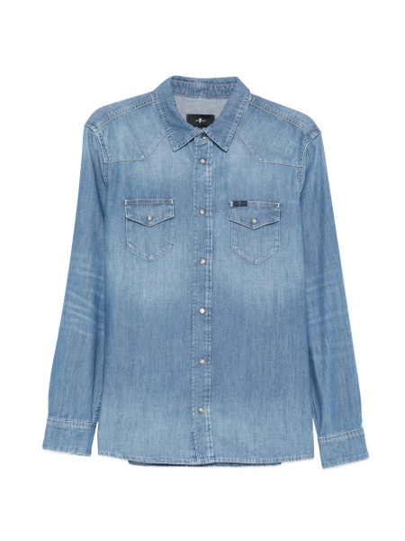 Camasa 7 For All Mankind albastra