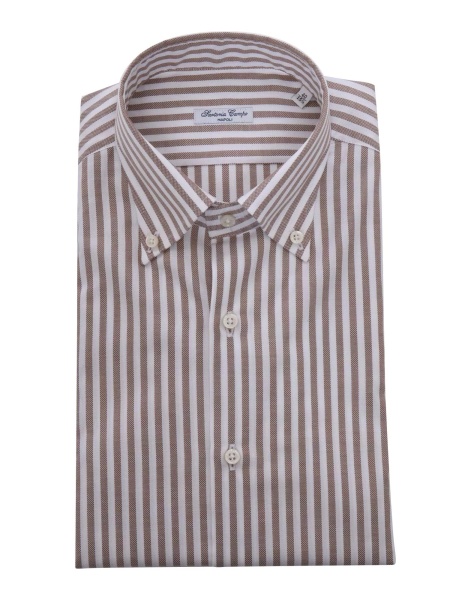 Camasa casual Brown striped shirt