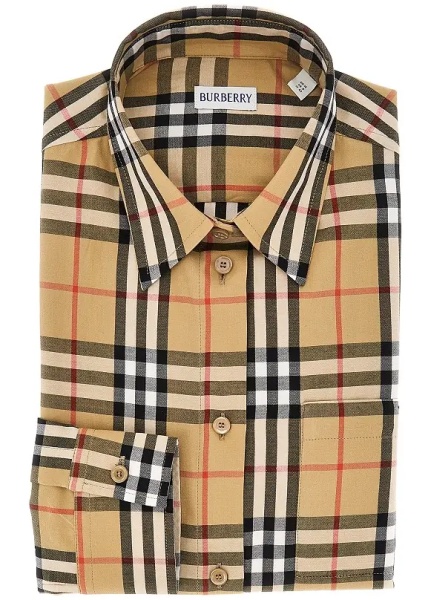 Camasa Check cotton shirt