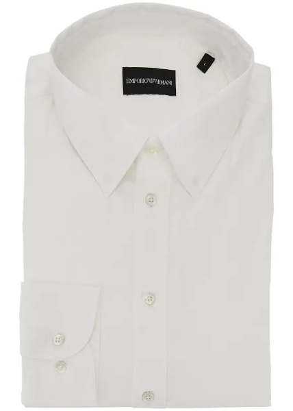 Camasa Cotton-blend technical poplin shirt