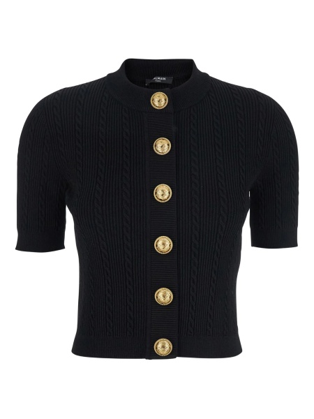 Cardigan Balmain negru